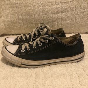 Converse Chuck Taylor All Star Low Top Sneakers Size 10 (Black/White)